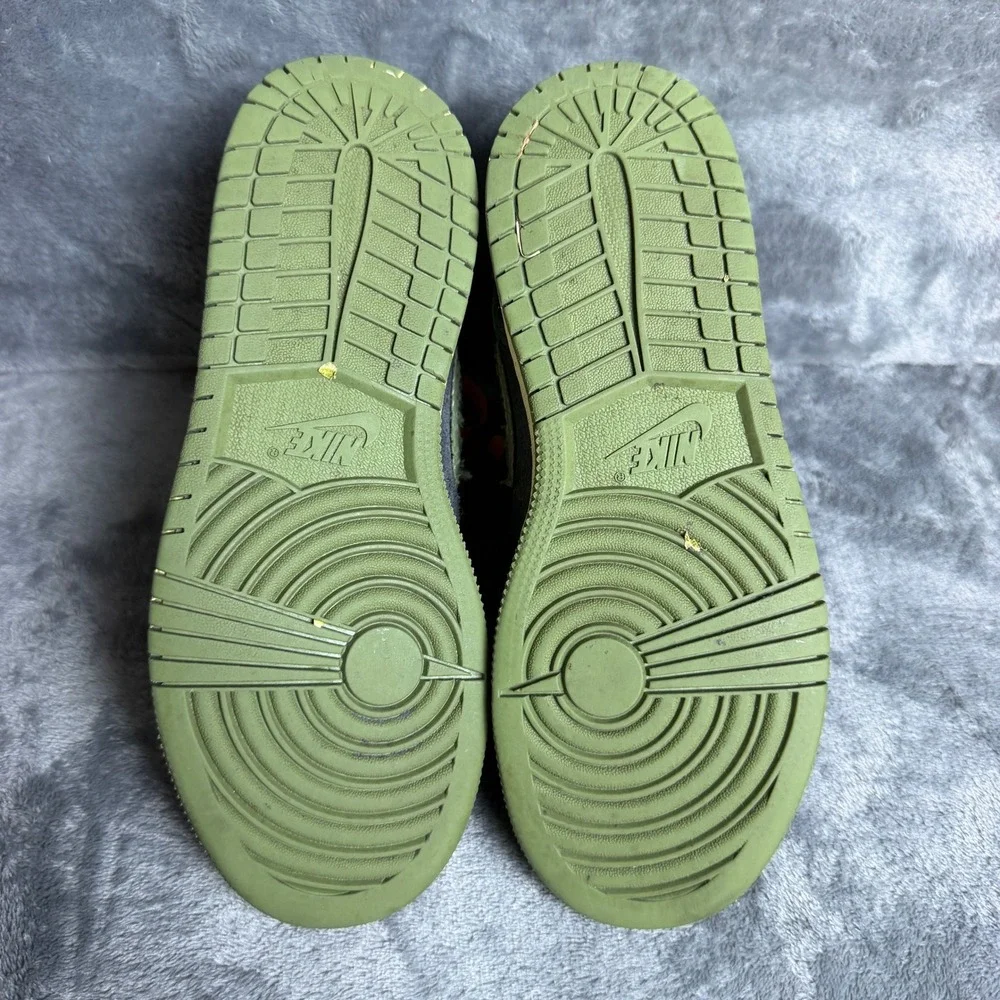 Air Jordan 1 Kids 3.5Y Mid SE Craft GS Anthracite Light Olive FD5847-003